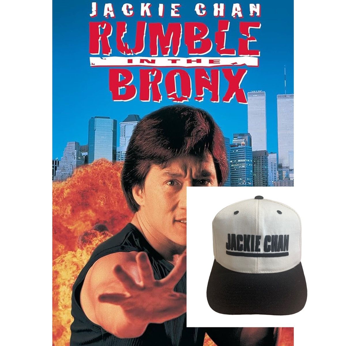 Vintage Jackie Chan Rumble In the Bronx Movie Promo Snapback Hat Size ONE SIZE - 1 Thumbnail