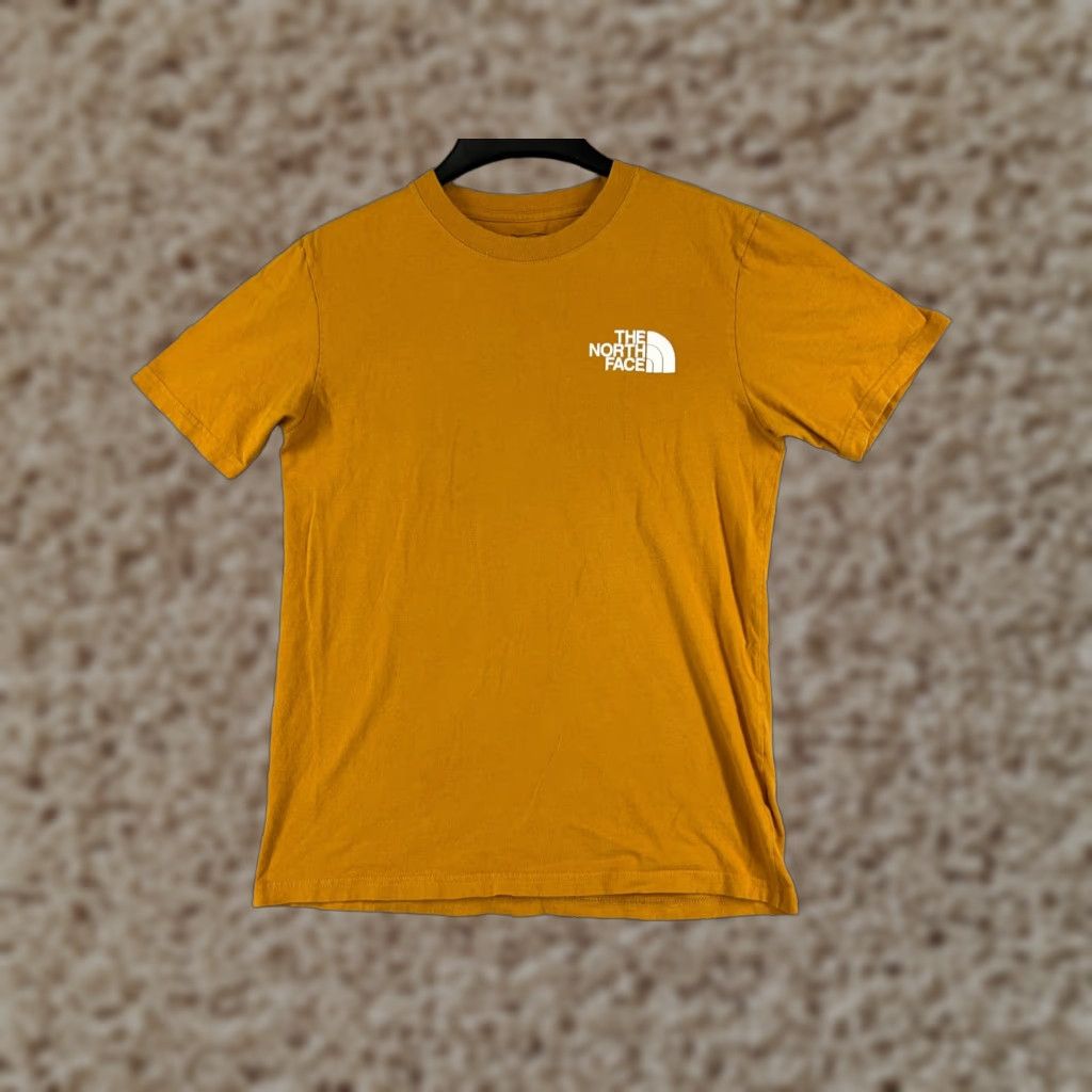 The North Face The North Face Shirt Men Small Yellow Black Short Sleeve Crew Neck 100% Cotton Logo Size US S / EU 44-46 / 1 - 1 Thumbnail