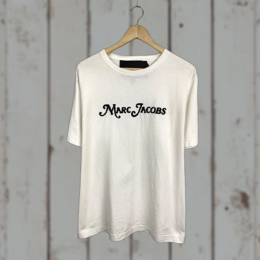 Marc Jacobs Marc Jacobs New York Luxury T-Shirt XL White Retro Men Short Sleeve T-Shirt Mens Y2K Vintage-Style Shirt Size US XL / EU 56 / 4 - 1 Thumbnail