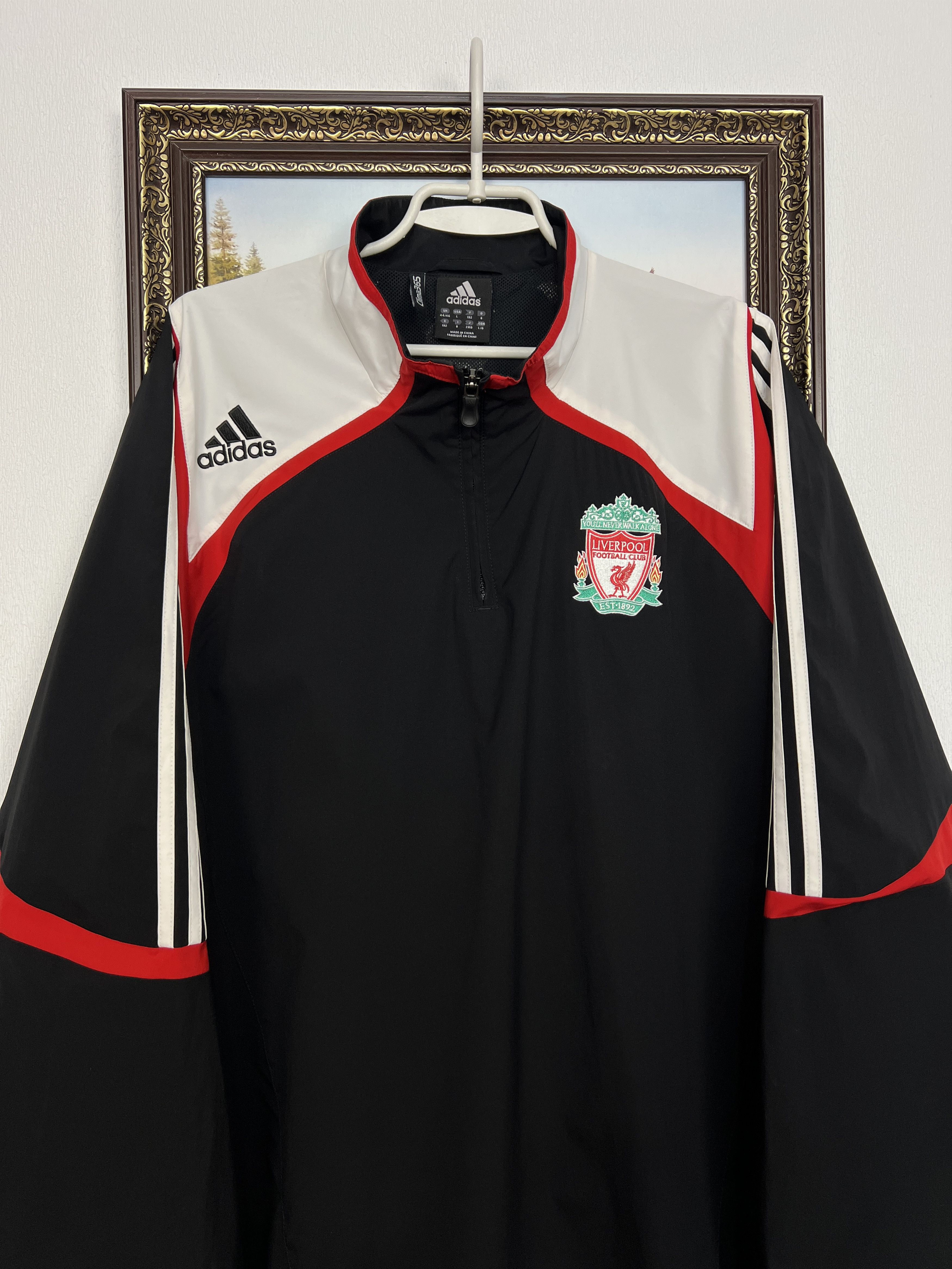 Adidas Vintage Liverpool Football Jacket Track Top Gunners Rare Size US XL / EU 56 / 4 - 2 Thumbnail