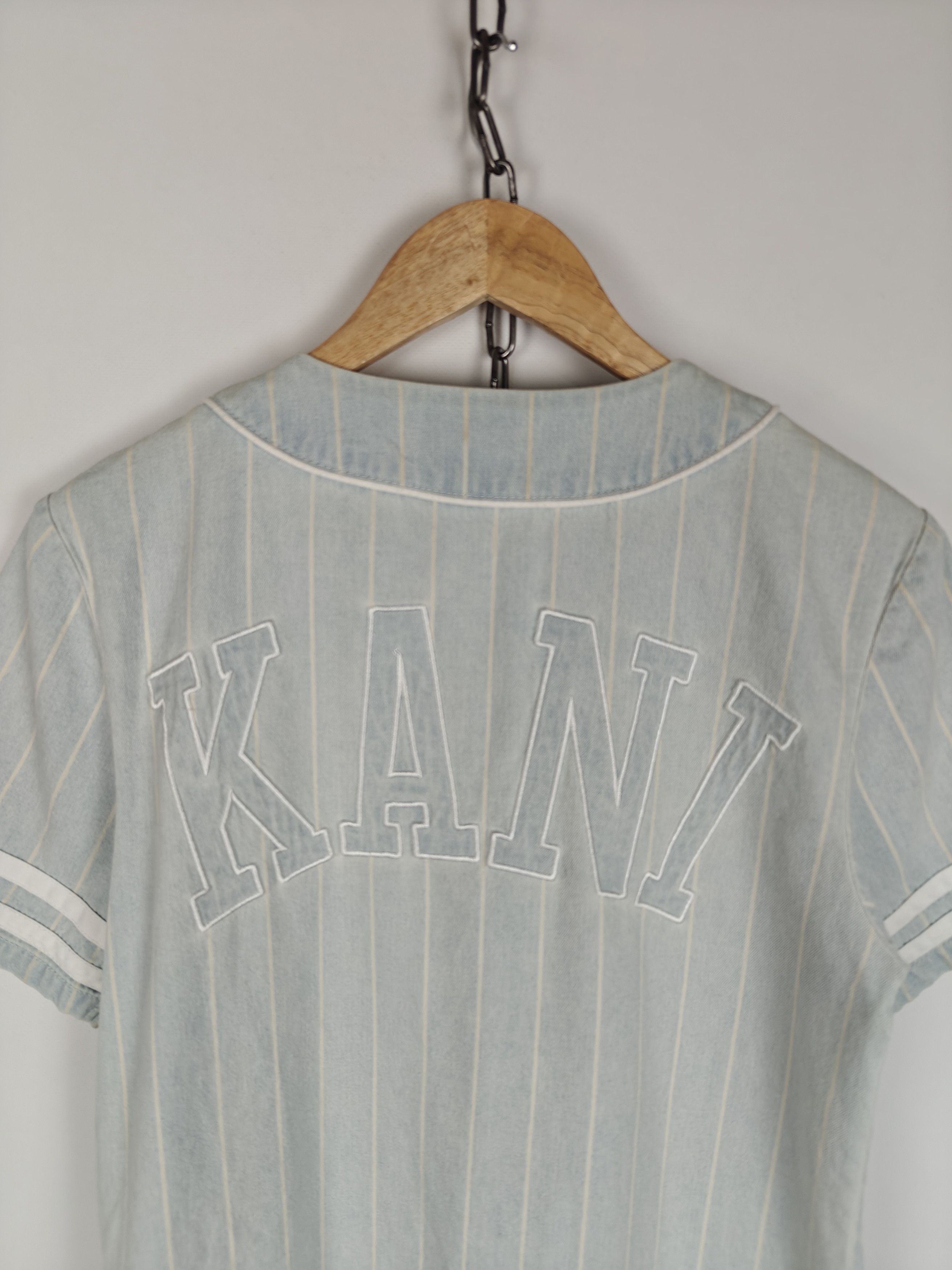 Karl Kani Karl Kani Striped Jersey Shirt Cotton Logo size XS Size US XS / EU 42 / 0 - 9 Thumbnail