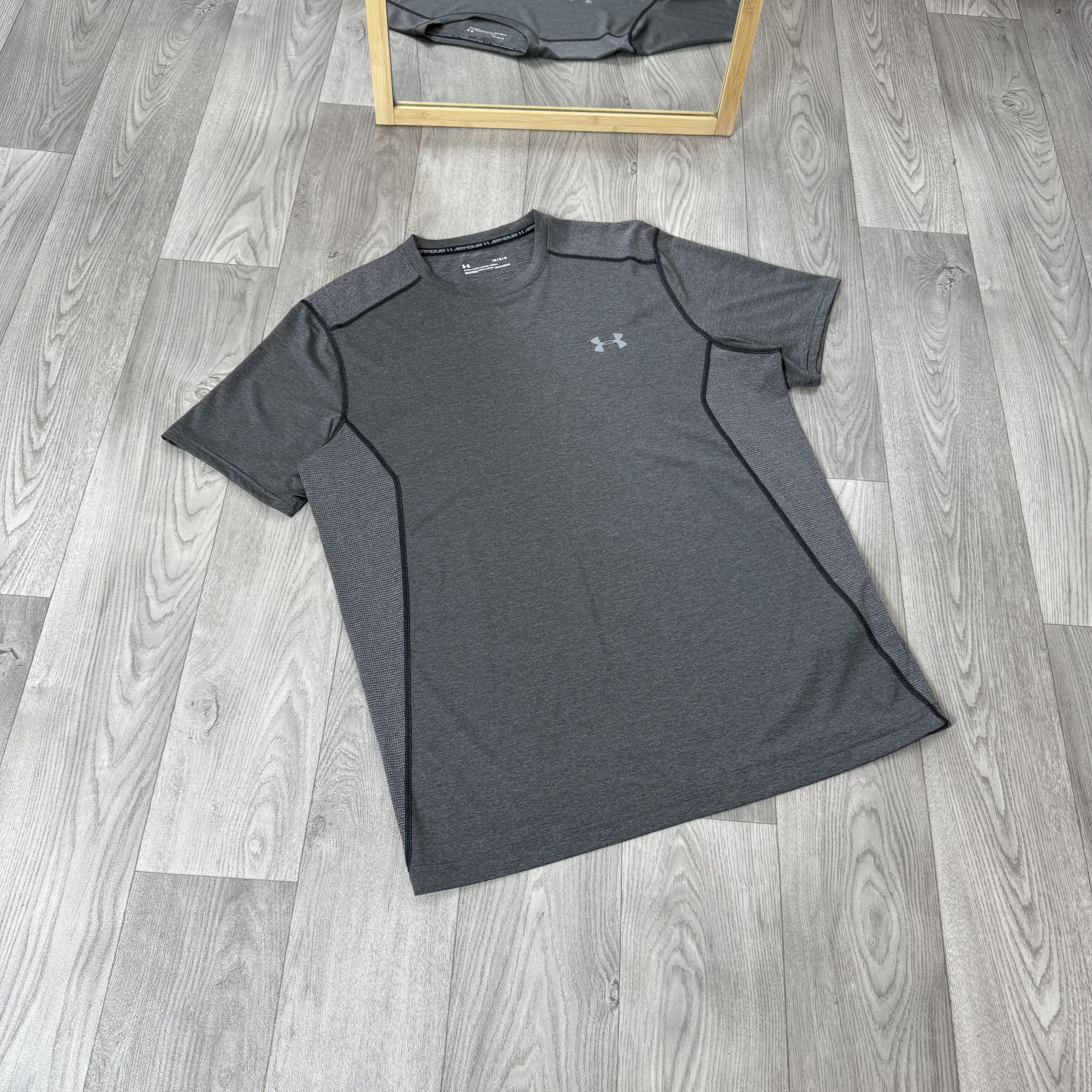 Under Armour Under Armour Heatgear Grey Tee Shirt L Size US L / EU 52-54 / 3 - 4 Thumbnail
