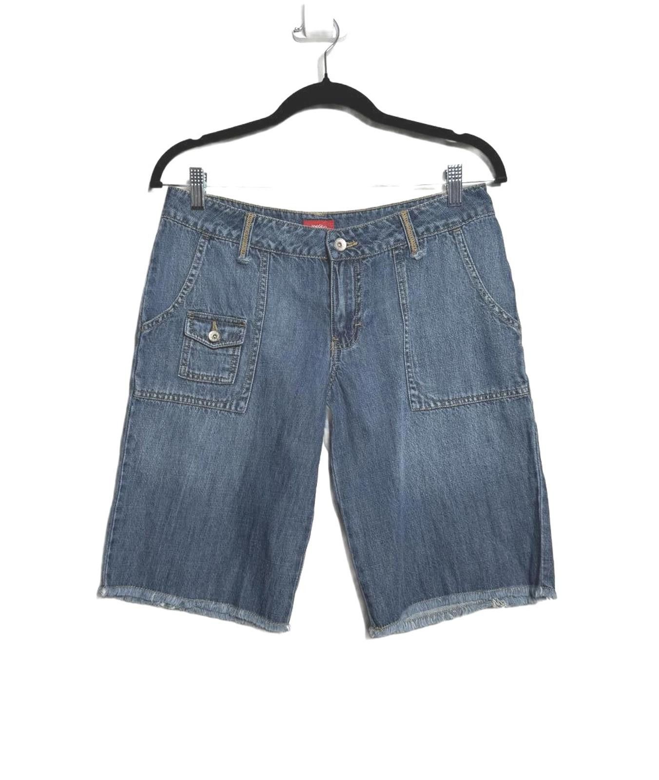 Designer Y2K Mossimo Denim Bermuda Shorts Size 32" / US 10 / IT 46 - 3 Thumbnail