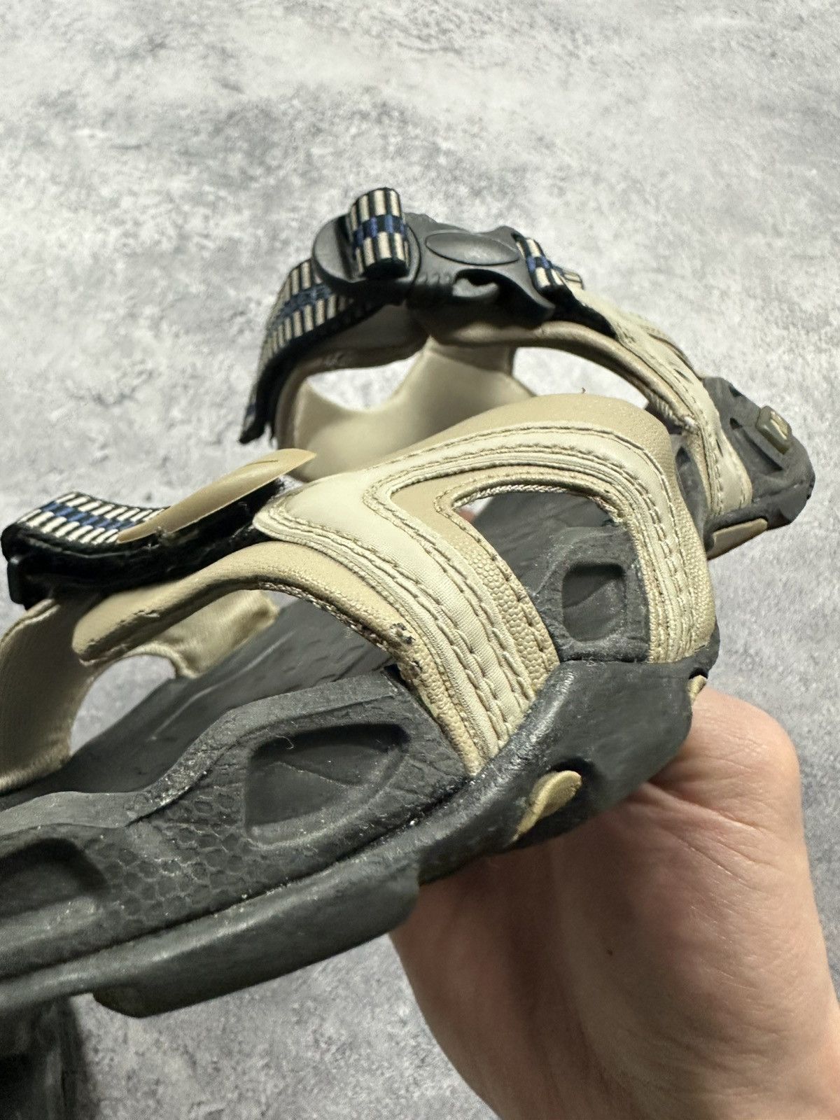 Nike Vintage Nike ACG Sandals Beige Y2K 2000 Swoosh Shoes Size US 9.5 / EU 42-43 - 17 Thumbnail