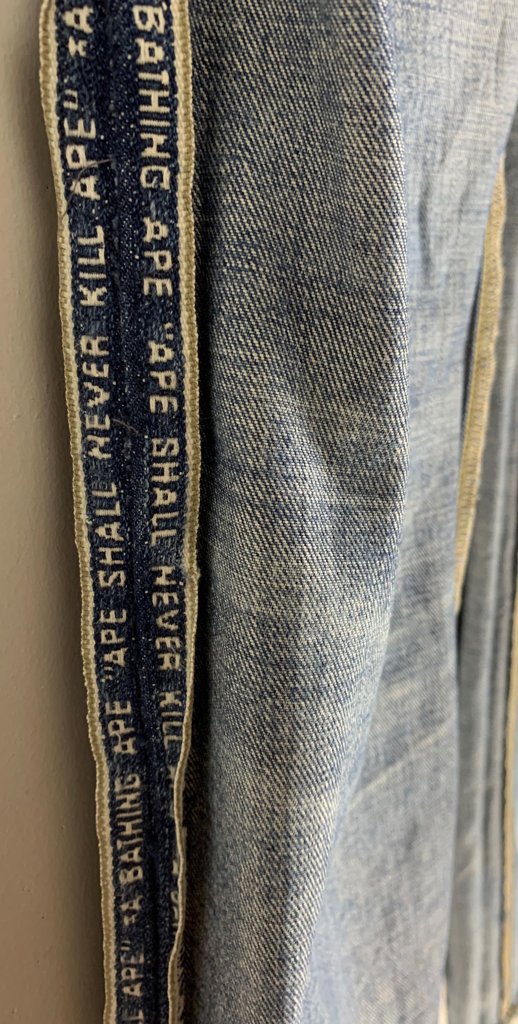 Bape OG A Bathing Ape Distressed Bape Jeans Bapesta Denim Size US 38 / EU 54 - 16 Thumbnail