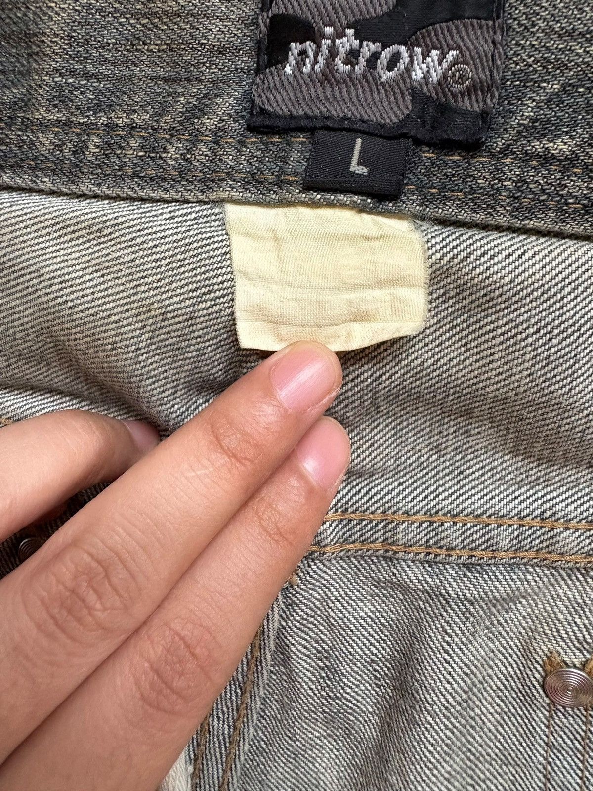 Japanese Brand Vintage Japanese Brand Mud Wash Distressed Loose Baggy Jeans Size US 36 / EU 52 - 9 Thumbnail