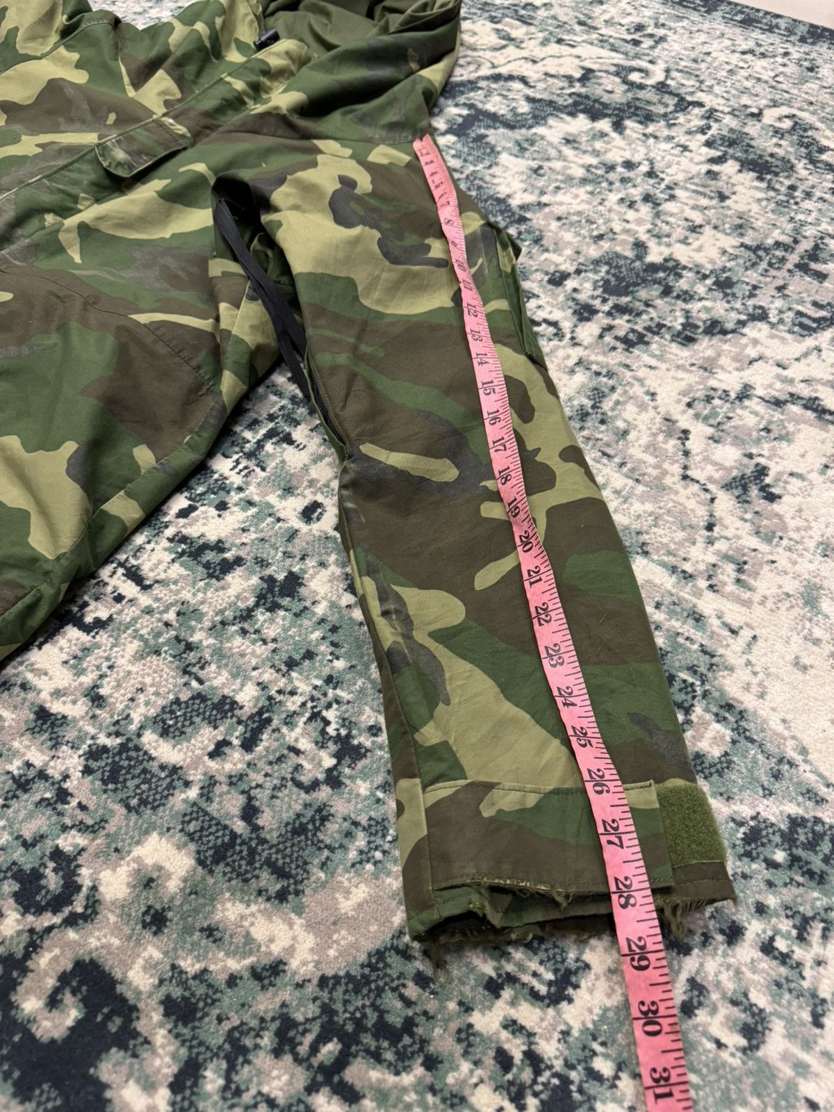 Vintage VINTAGE 1980s RAVEN IND. CAMOUFLAGE PARKA ARMY 3G0002 Size US L / EU 52-54 / 3 - 10 Thumbnail