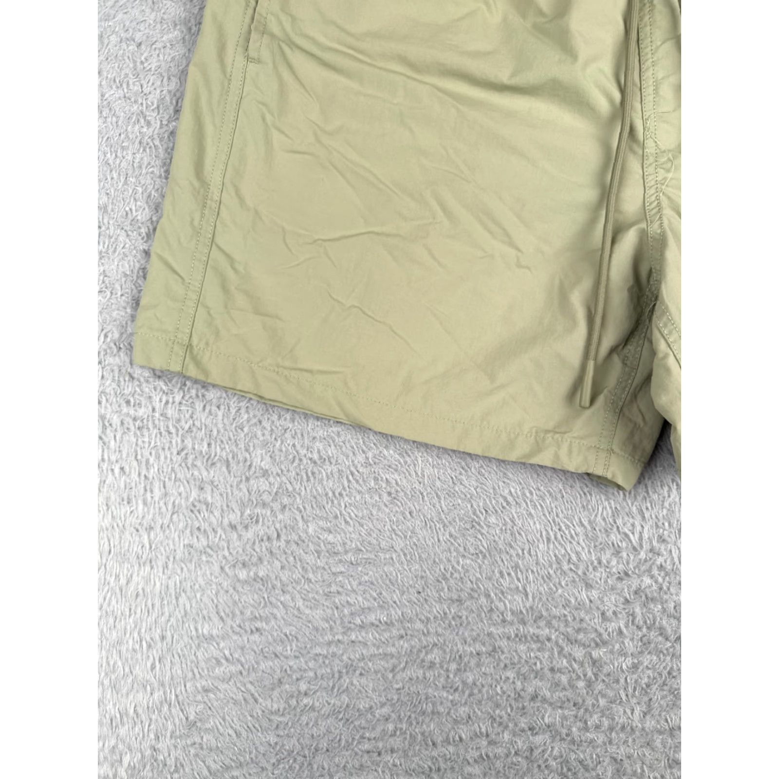 Vintage Standard Cloth Swim Trunks Mens Large Green Lined Elastic Waist Beach Pool 36x6 Regular Men Green Trunks Beach Men’s? Size US 33 - 3 Thumbnail
