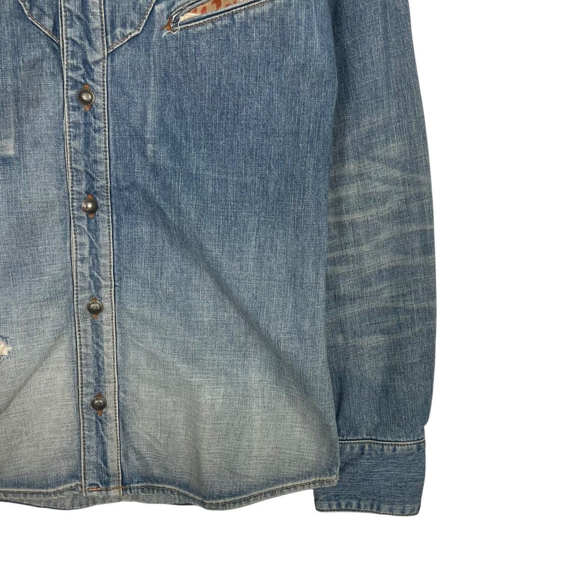 Isamu Katayama Backlash Isamu Katayama Backlash Distressed Style Denim Shirt Jacket Size US S / EU 44-46 / 1 - 4 Thumbnail