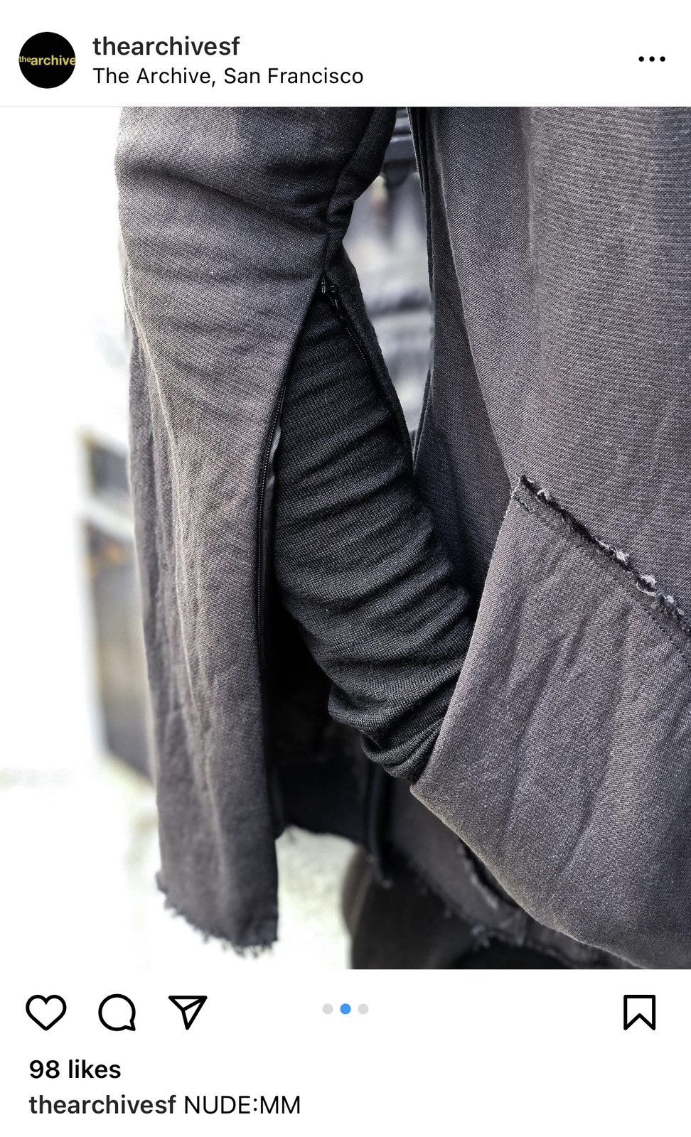 Nude: Masahiko Maruyama Wool/Cotton Perfecto Rider Jacket Size US M / EU 48-50 / 2 - 3 Thumbnail