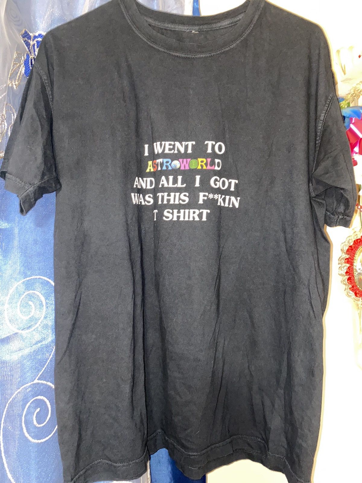 Travis Scott I went to astroworld t shirt Size US M / EU 48-50 / 2 - 1 Thumbnail