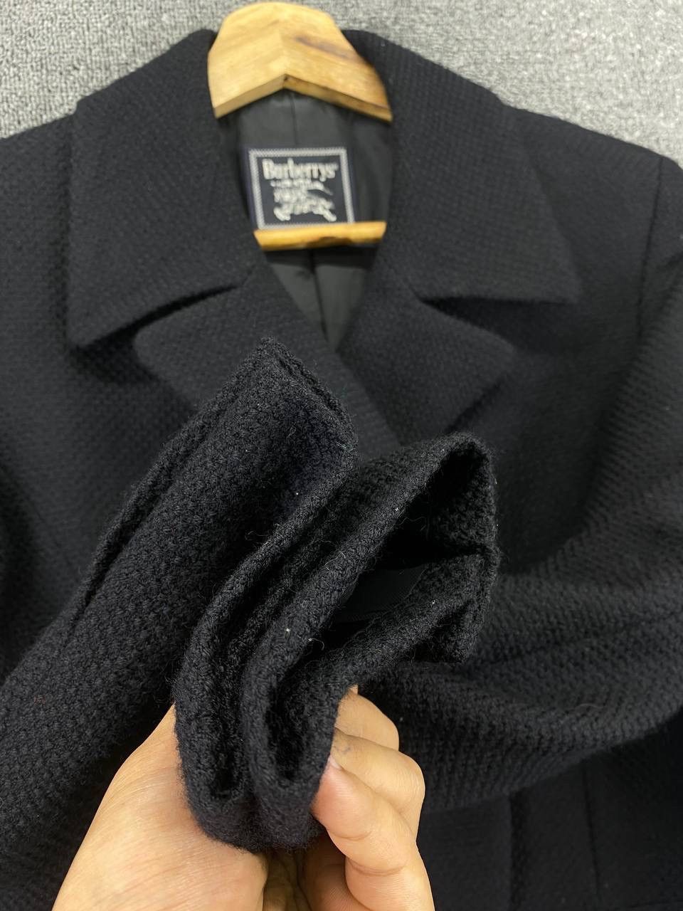 Burberry Vintage Burberry Double Breasted Coat Tweed Jacket Size S / US 4 / IT 40 - 11 Thumbnail