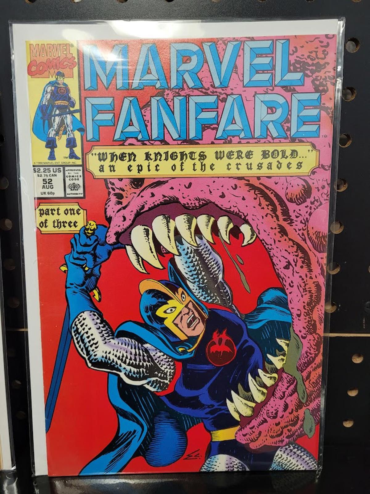 Marvel Comics Marvel Fanfare #52 (1990) Newsstand Ernie Chan Black Knight Size ONE SIZE - 1 Preview
