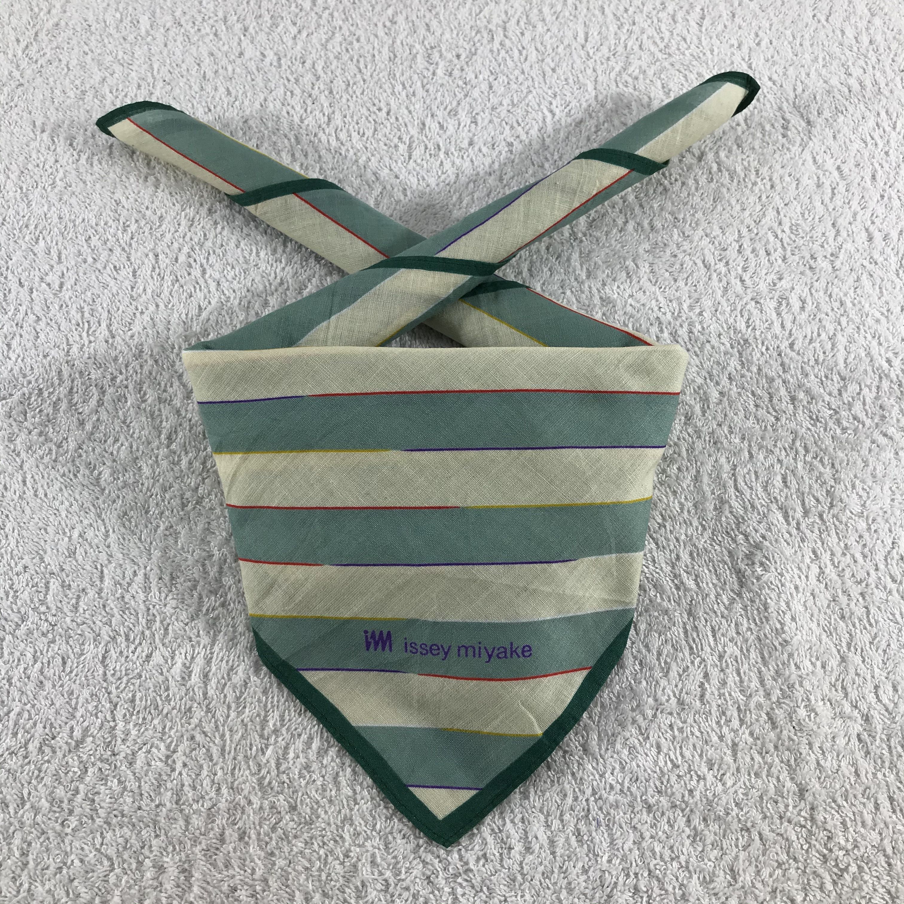 Issey Miyake × Vintage Issey Miyake Bandana / Handkerchief / Neckerchief - S191 Size ONE SIZE - 3 Thumbnail
