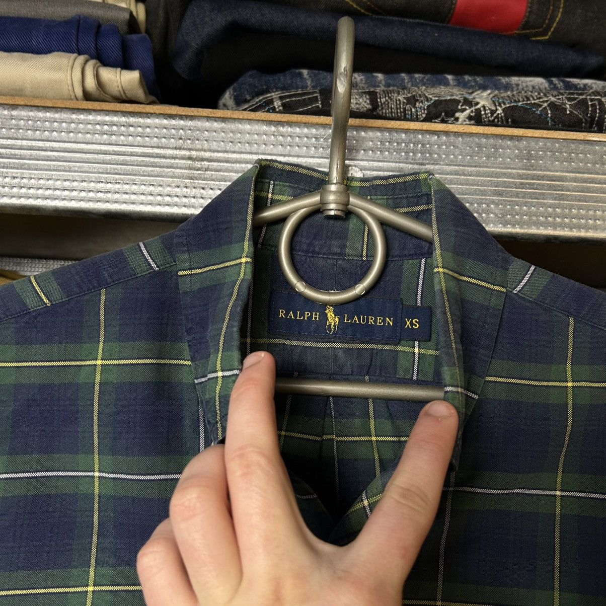Polo Ralph Lauren Mens Polo Ralph Lauren Small PonyIn In Cage button up shirt Size US XS / EU 42 / 0 - 4 Thumbnail