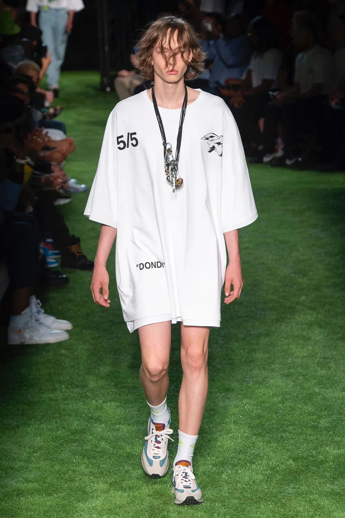 Off-White White Dondi Graffiti Super Oversized T-Shirt Size US M / EU 48-50 / 2 - 1 Thumbnail