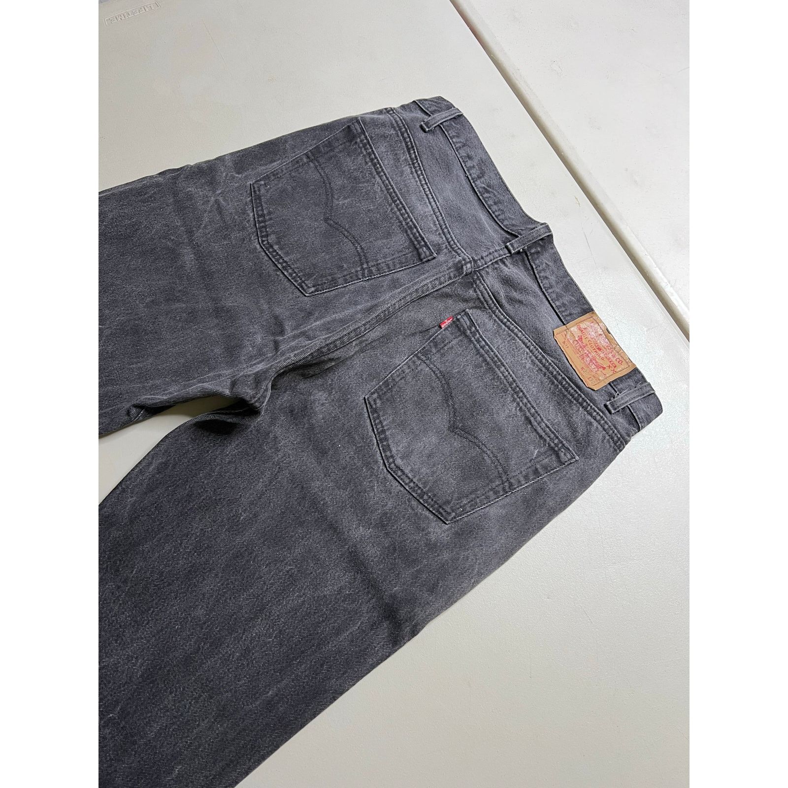 Levi's Vintage Levis 501 Jeans Button Fly Size 38x30 Black 90s USA Size US 38 / EU 54 - 10 Thumbnail