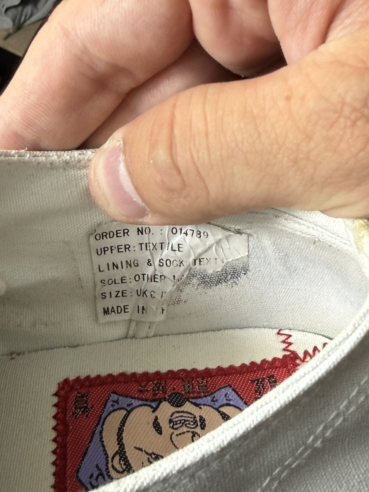 Evisu Evisu Canvas Low Top Sneakers White EU42 Japanese Streetwear Size US 9 / EU 42 - 15 Thumbnail