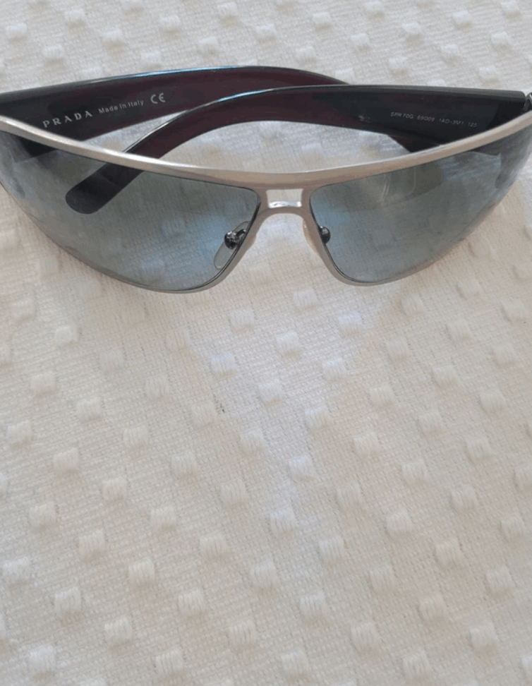 Prada PRADA Sunglasses Wrap Shield Mask Symbole Sport Red Tab Size ONE SIZE - 2 Thumbnail