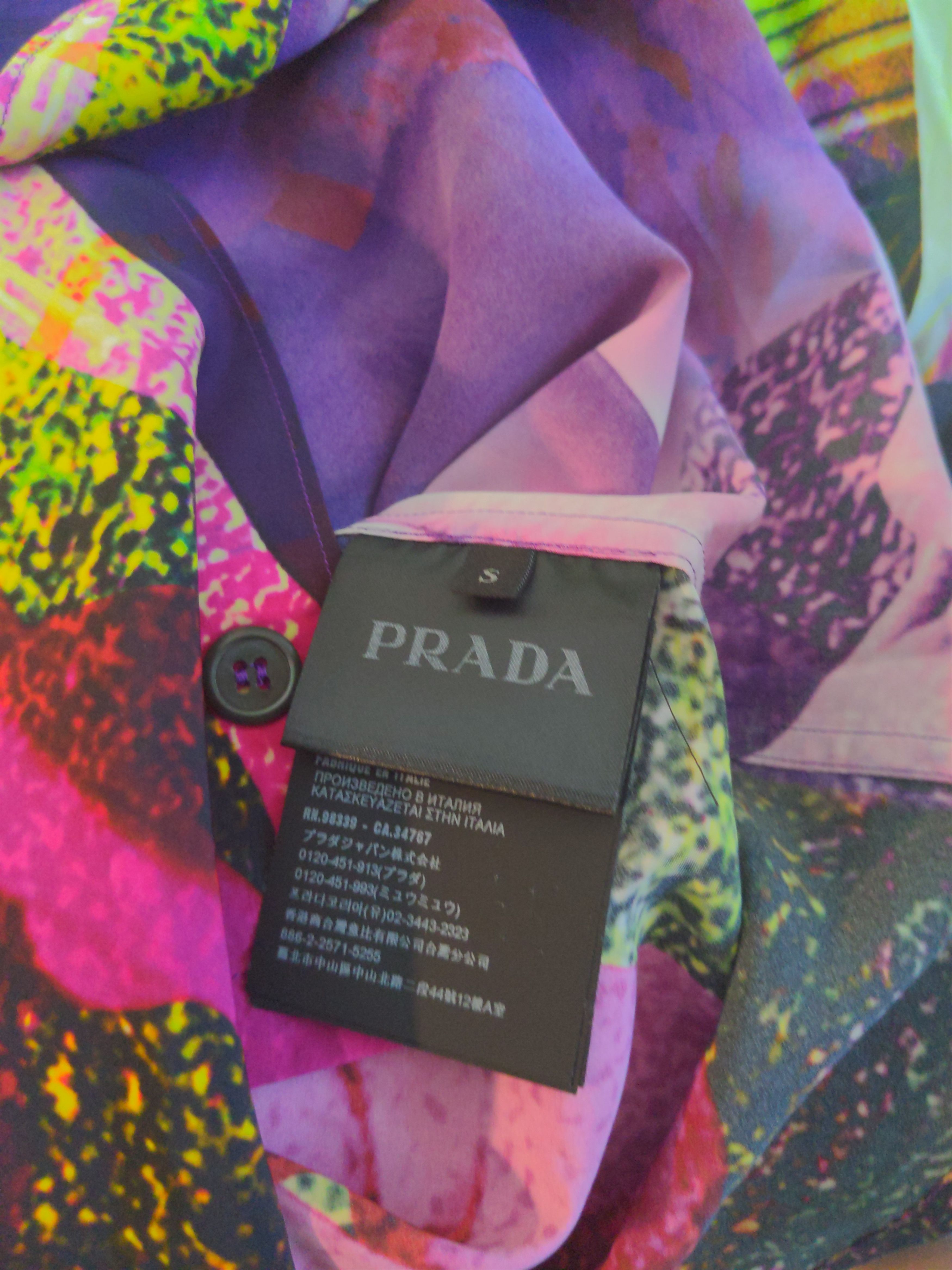 Prada "Statue" Print Shirt Size US S / EU 44-46 / 1 - 5 Thumbnail