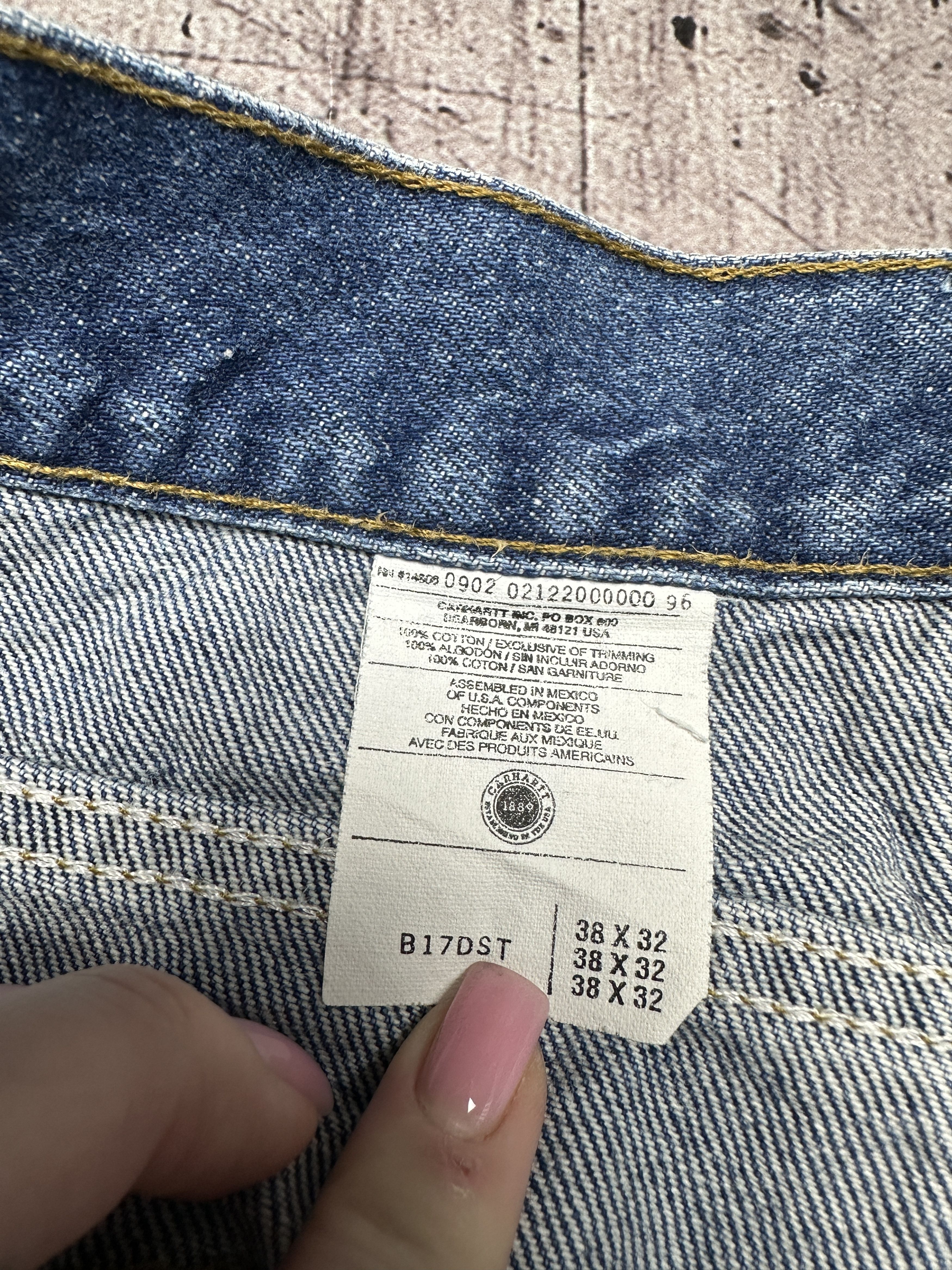 Carhartt Carhartt Vintage Mens Denim Pants Jeans Size US 38 / EU 54 - 11 Thumbnail