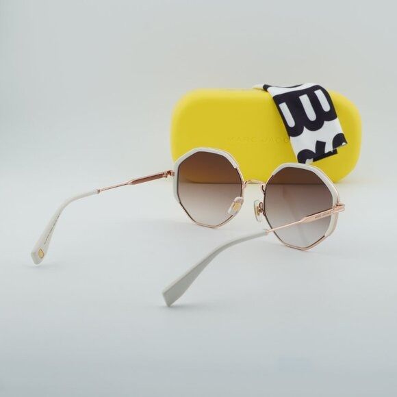 Marc Jacobs Marc Jacobs MJ 1079/S 024S HA Sunglasses Gold Geometric Size ONE SIZE - 11 Thumbnail
