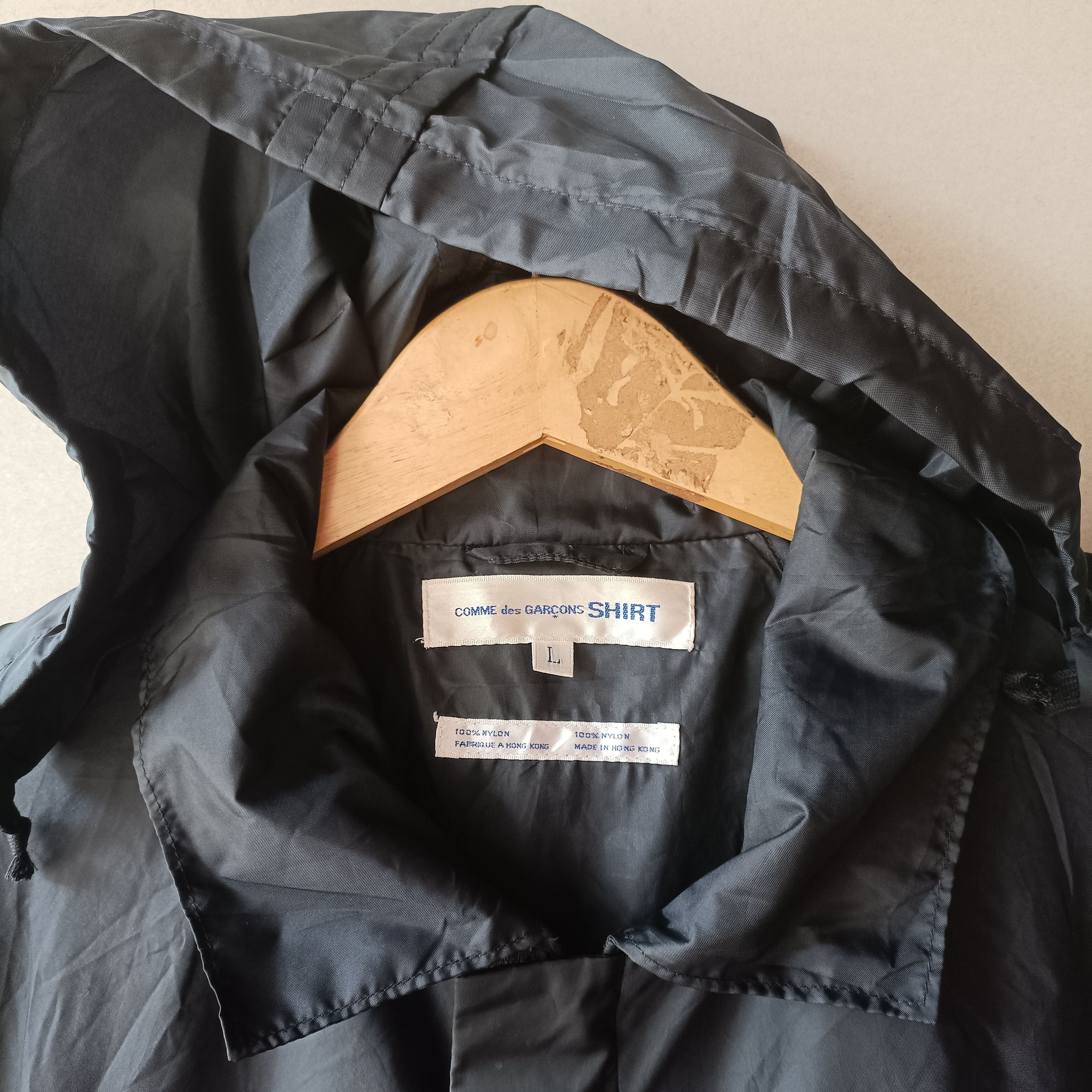 Comme des Garcons SHIRT CDG SHIRT NYLON HOODED LIGHT JACKET Size US L / EU 52-54 / 3 - 12 Thumbnail