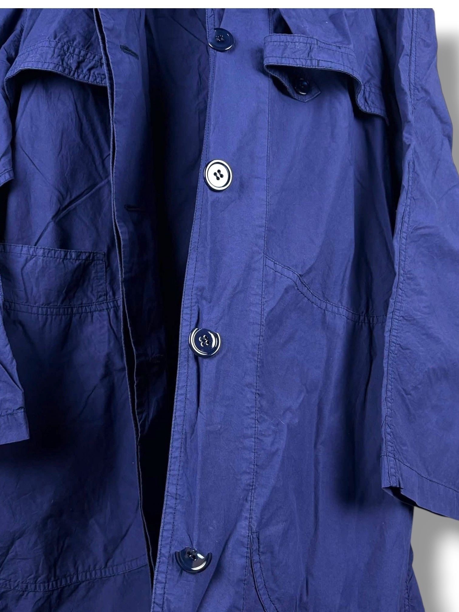 Tsumori Chisato Vintage Tsumori Chisato Issey Miyake Blue Parka Jacket Size US L / EU 52-54 / 3 - 6 Thumbnail