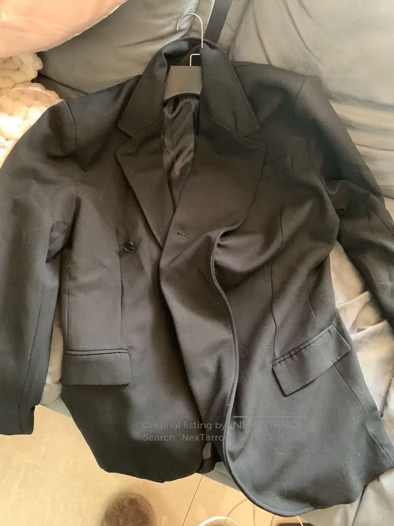 Y/Project Y/Project Size L Twist irregular shoulder pads slim suit ja Size 38L - 3 Thumbnail