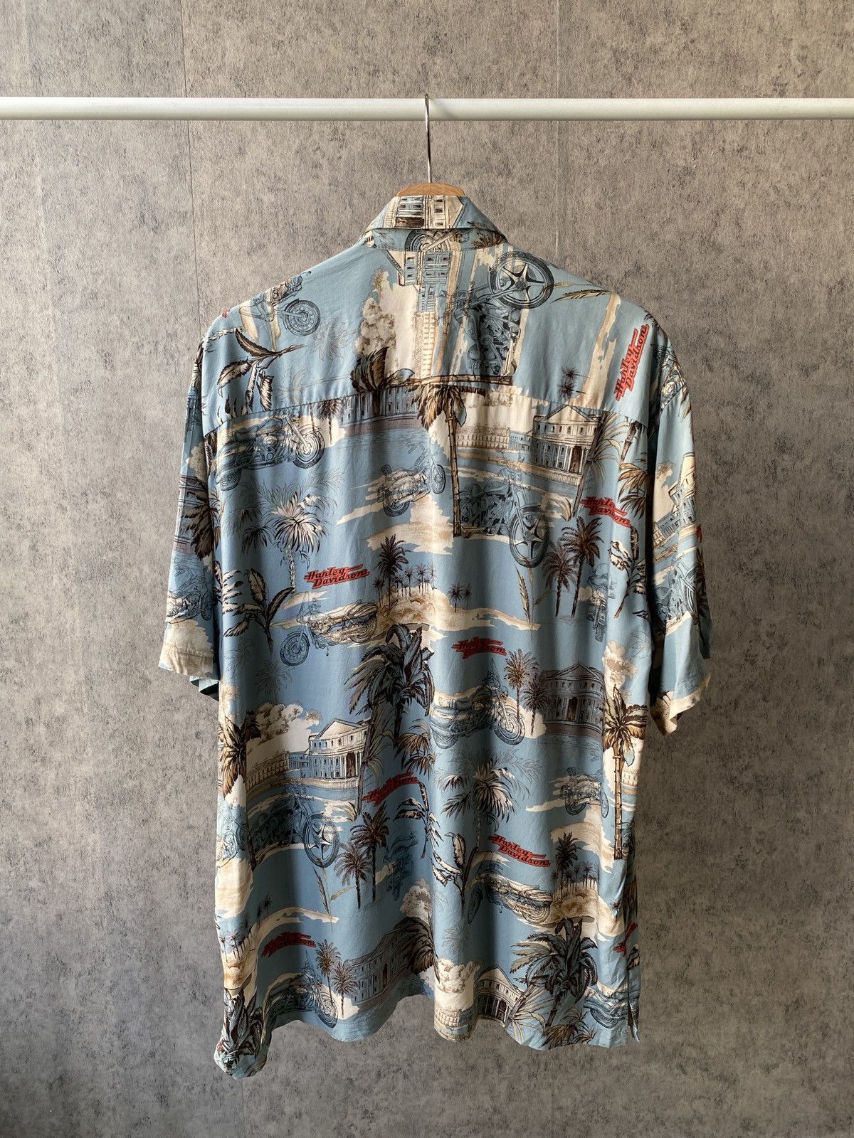Harley Davidson × Tori Richard × Vintage Vintage 90s Harley Davidson By Tori Richard Hawaiian Shirt Size US L / EU 52-54 / 3 - 2 Thumbnail