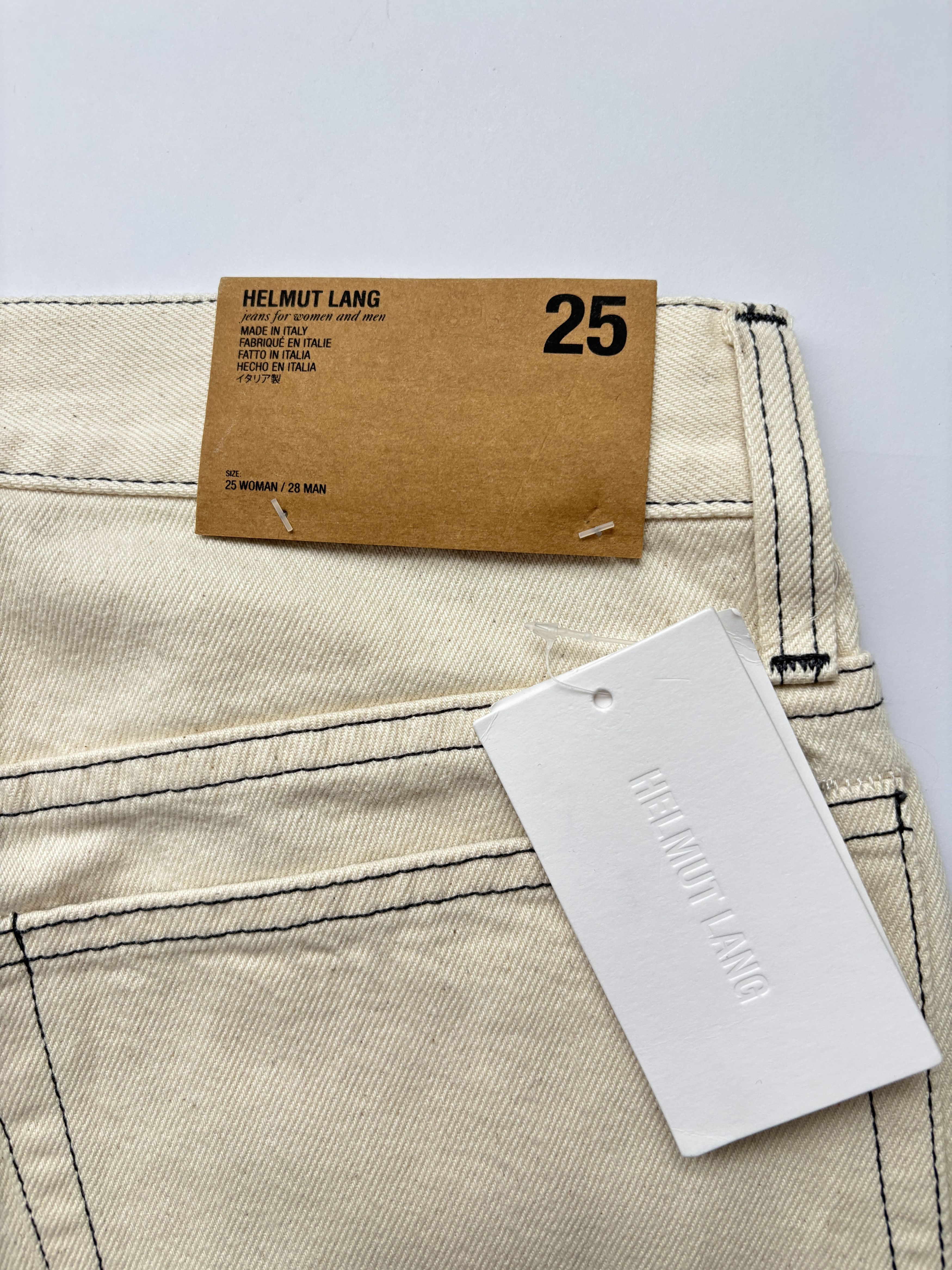Helmut Lang ⚡️QUICK SALE⚡️Helmut Lang Natural Masc Lo Drainpipe Jeans Size US 28 / EU 44 - 6 Thumbnail