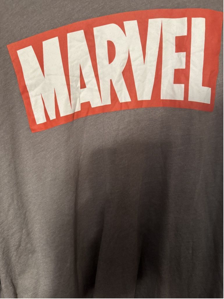 Marvel Comics Marvel Long Sleeve T-shirt Men Size Extra Large Gray Size US XL / EU 56 / 4 - 4 Thumbnail