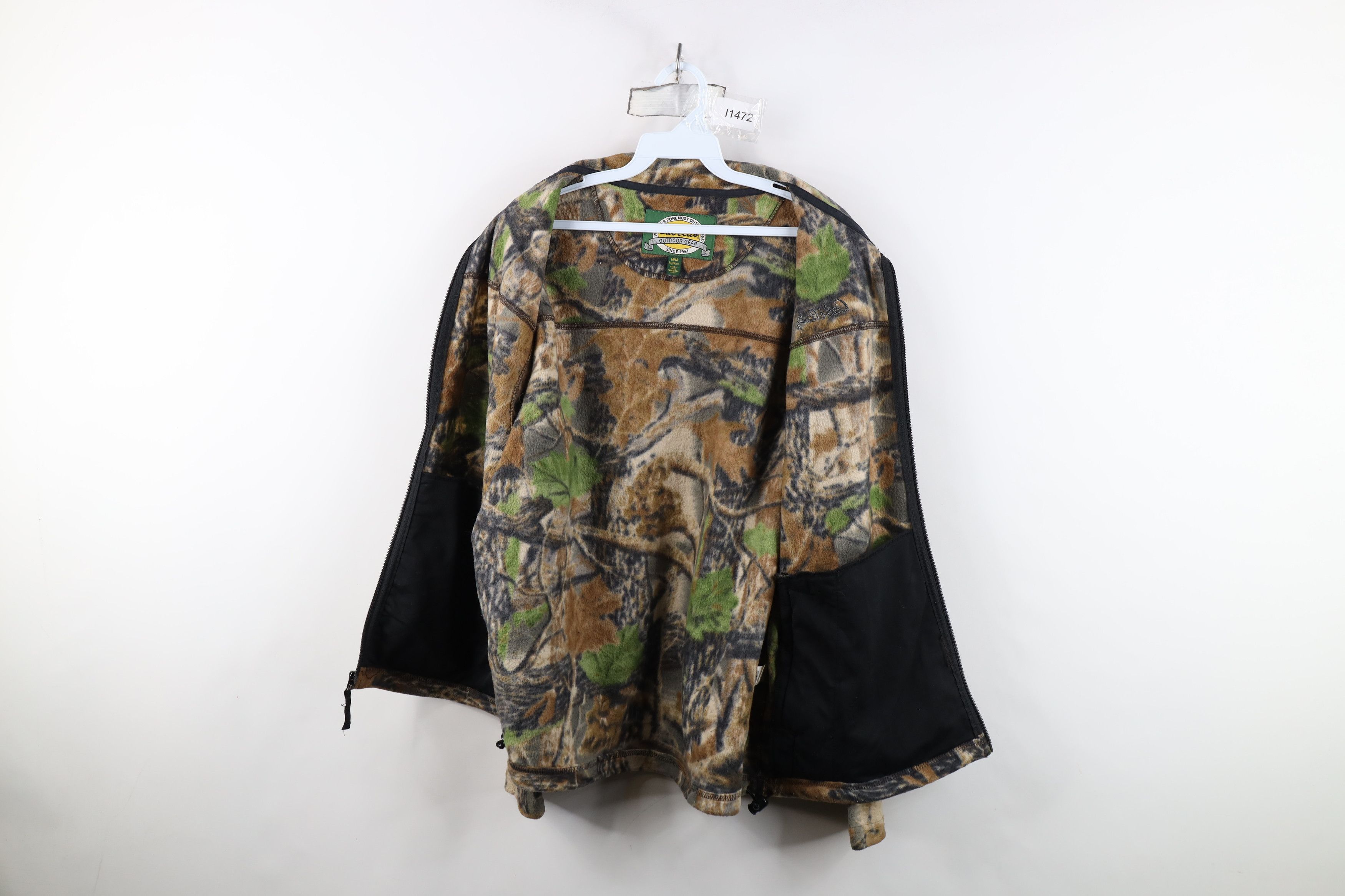 Cabelas Vintage Cabelas Spell Out Camouflage Full Zip Fleece Jacket Size US M / EU 48-50 / 2 - 8 Thumbnail