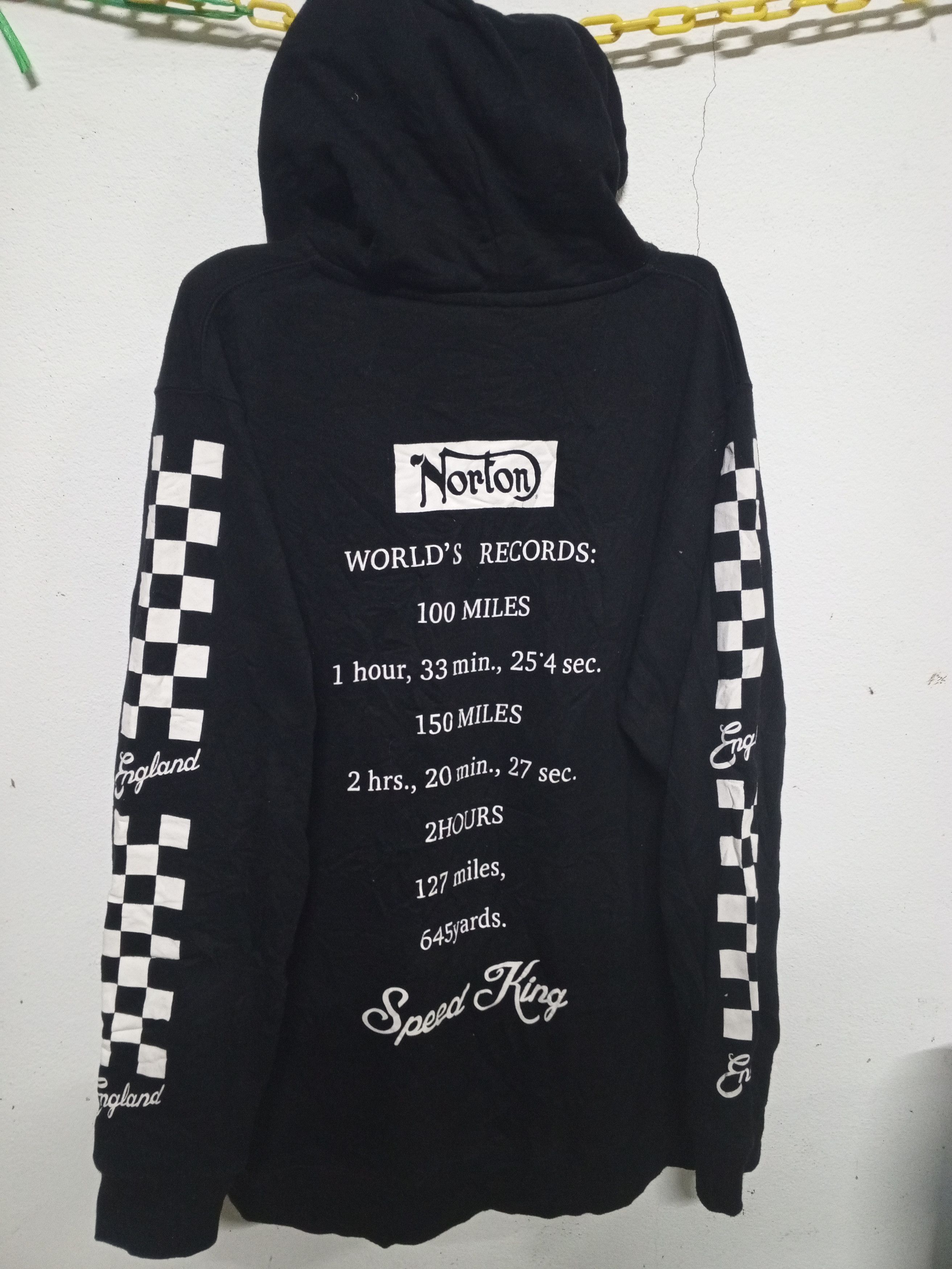Norton NORTON ENGLAND HALPZIP HODDIE BLACK Size US XL / EU 56 / 4 - 7 Thumbnail