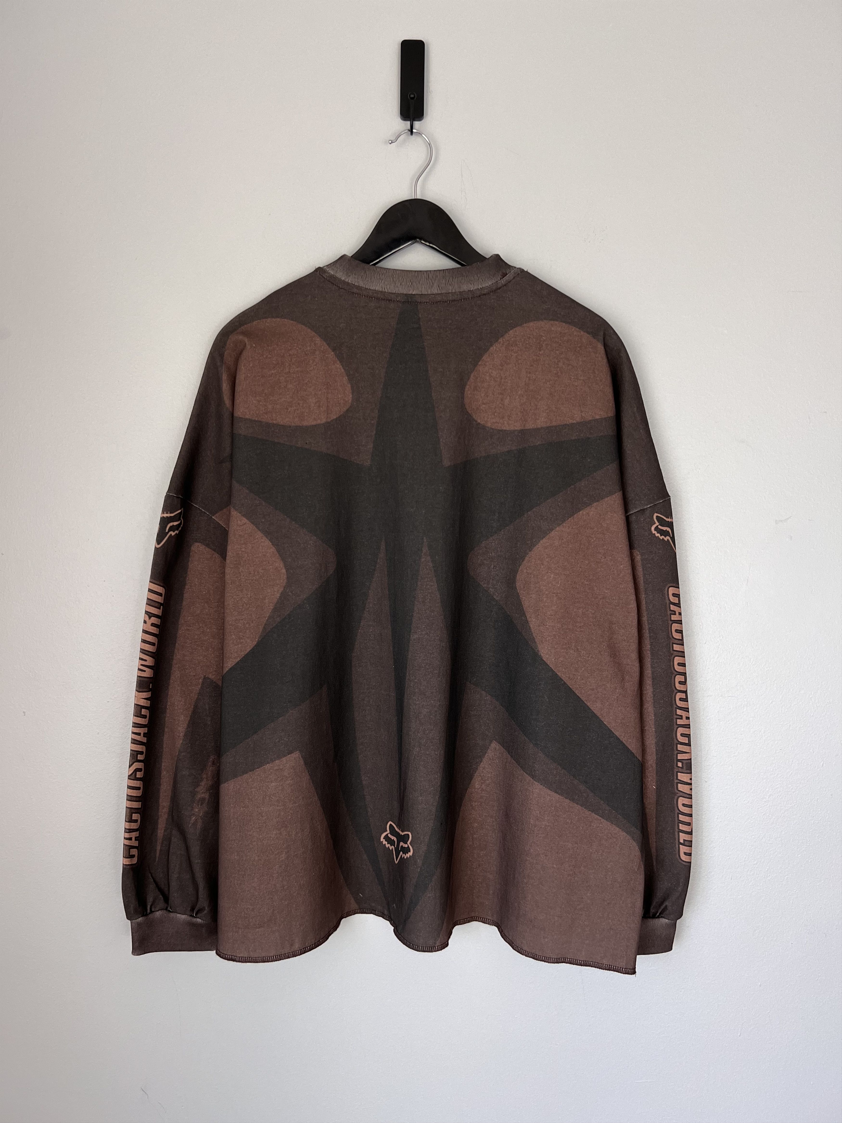 Fox Racing × Travis Scott Fox Cactus Jack Racing Jersey in Brown Size US L / EU 52-54 / 3 - 6 Thumbnail