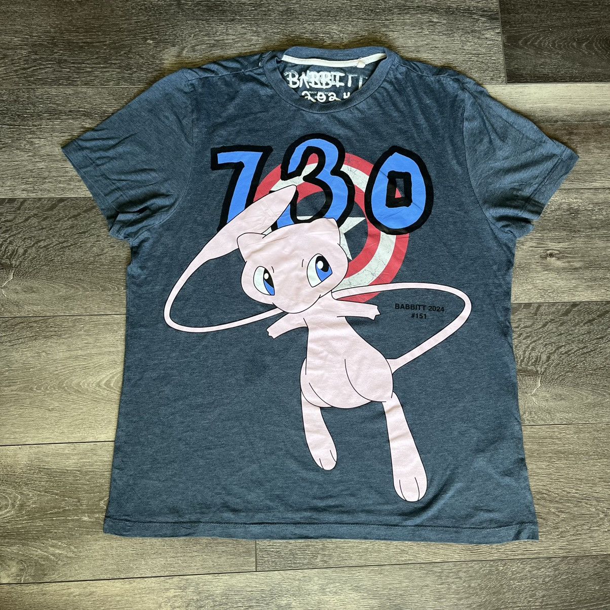 Asspizza Asspizza Babbitt Revived Pokemon Mew 151 Graphic Logo Tee Size US M / EU 48-50 / 2 - 1 Thumbnail