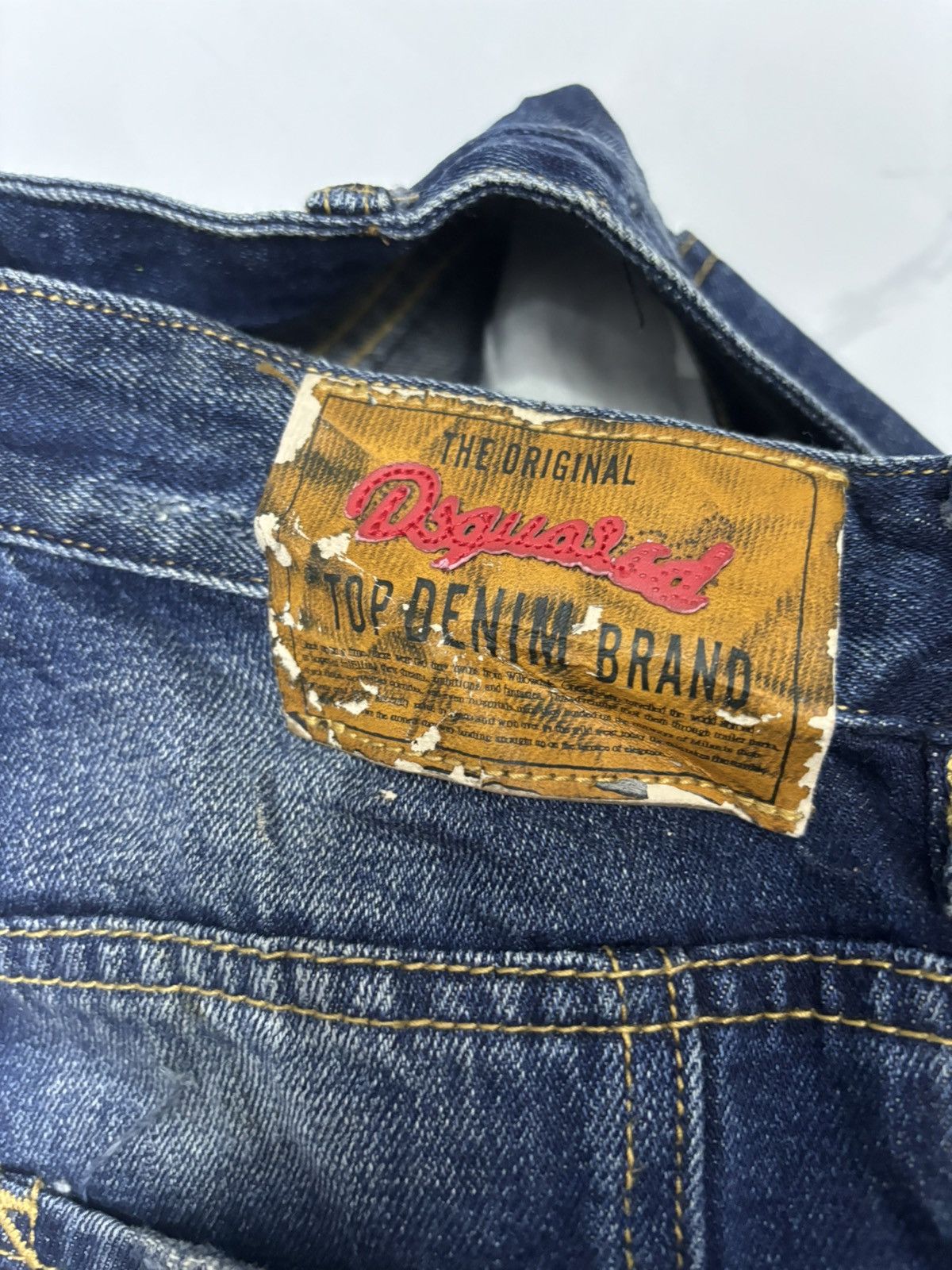 Dsquared2 DSQUARED2 CRAZY DISTRESSED PAINTER JEANS Size US 29 - 13 Thumbnail