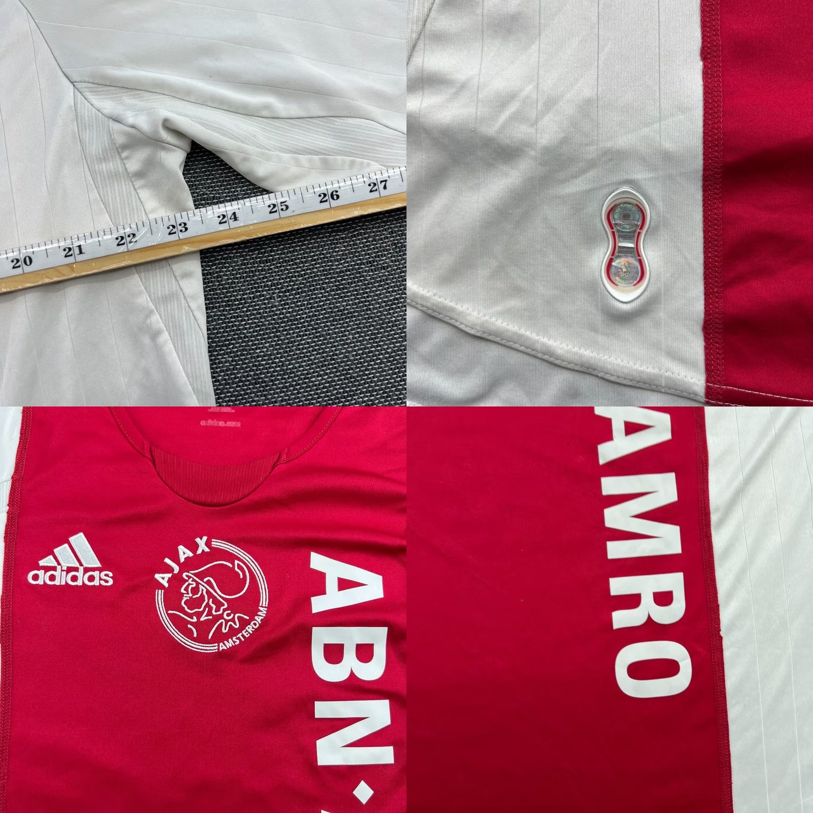 Adidas Ajax Amsterdam 2006 2007 Home Jersey Mens XL Adidas T-Shirt Multicolor Football Urby Emanuelson Size US XL / EU 56 / 4 - 10 Thumbnail