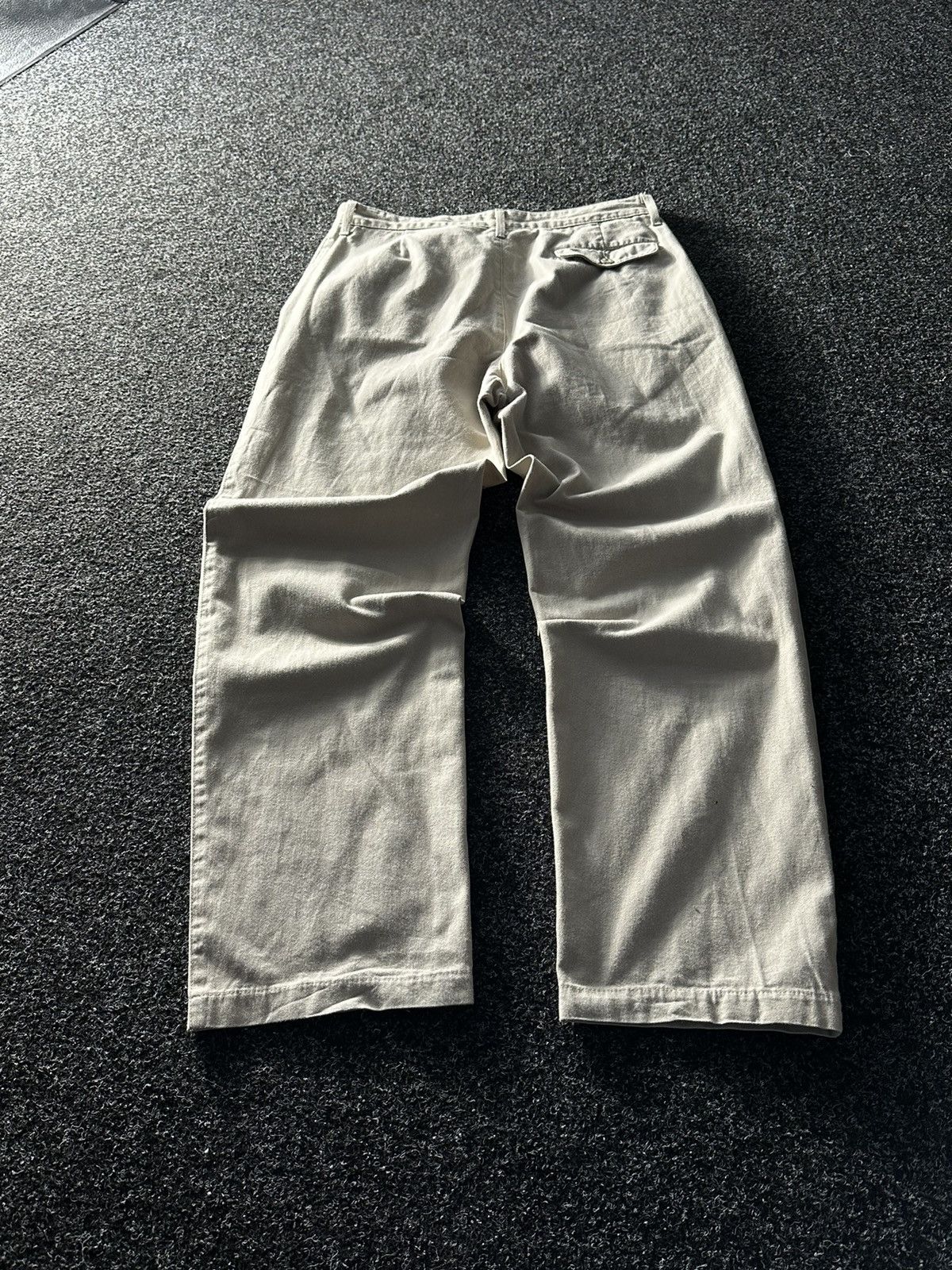 Lee × Vintage AVANT-GARDE Vintage LEE Flared Stonewashed Y2K Summer Pants Size 34" / US 12 / IT 48 - 10 Thumbnail