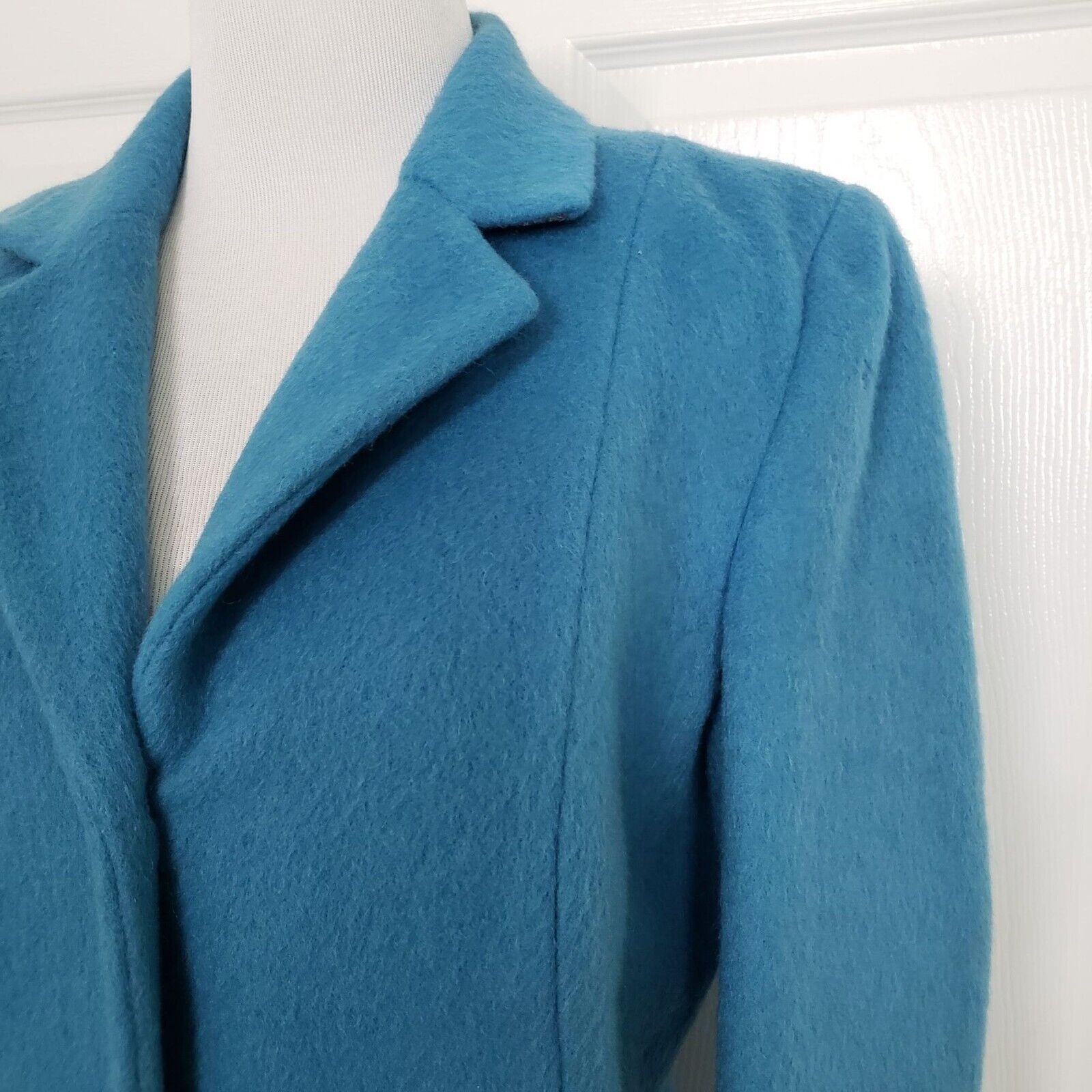 Designer Vintage The Limited Coat Womens Size Medium Blue Wool Mohair Size M / US 6-8 / IT 42-44 - 2 Thumbnail