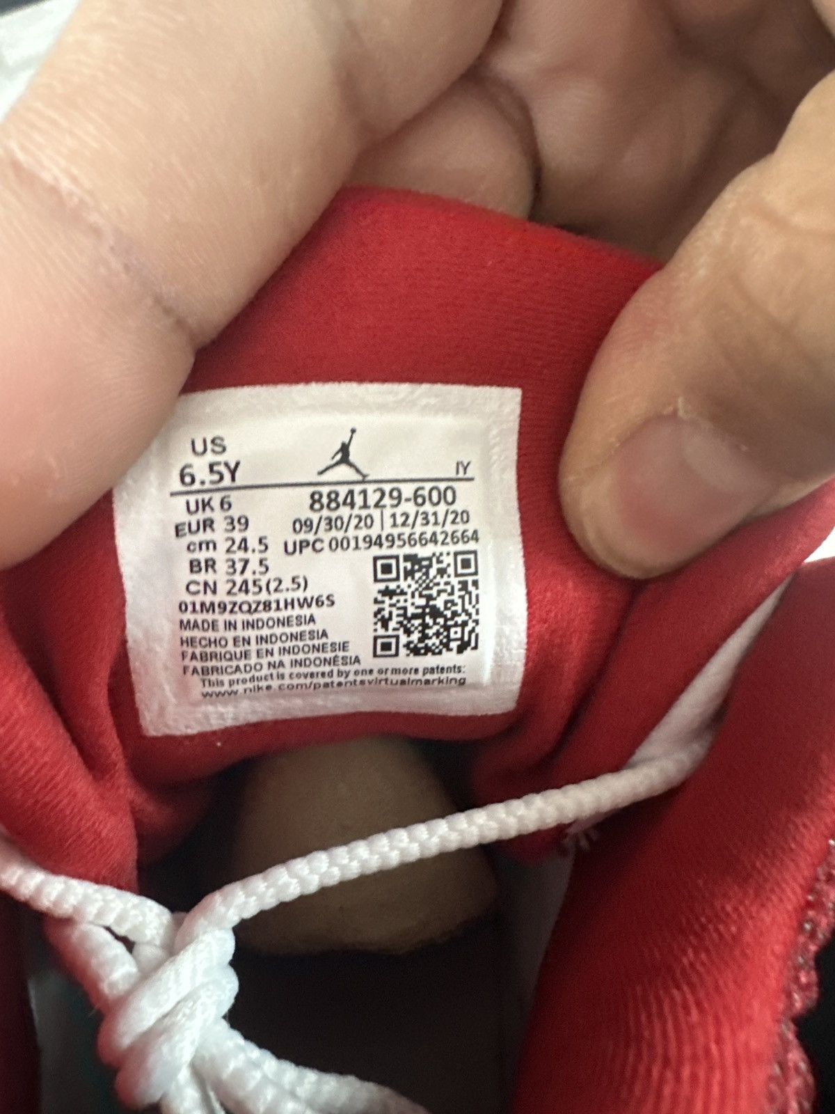 Jordan Brand Air Jordan 13 Red Flint Size 6.5y Size US 6.5 / EU 39-40 - 7 Thumbnail