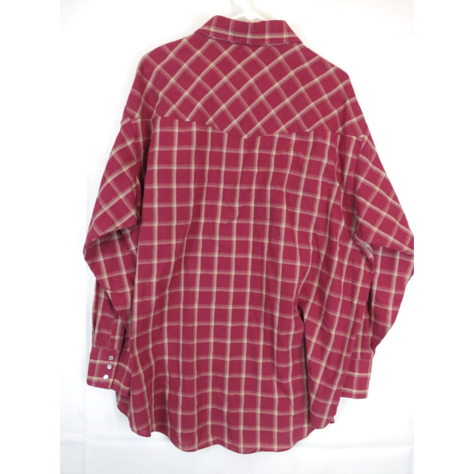 Greats VTG Great Plain 2X Big Man Western Ranch Pearl Snap Shirt Rockabilly Mens Multicolor Long Sleeve Snap Closure 1900-Current Western Theme Size US XXL / EU 58 / 5 - 4 Thumbnail