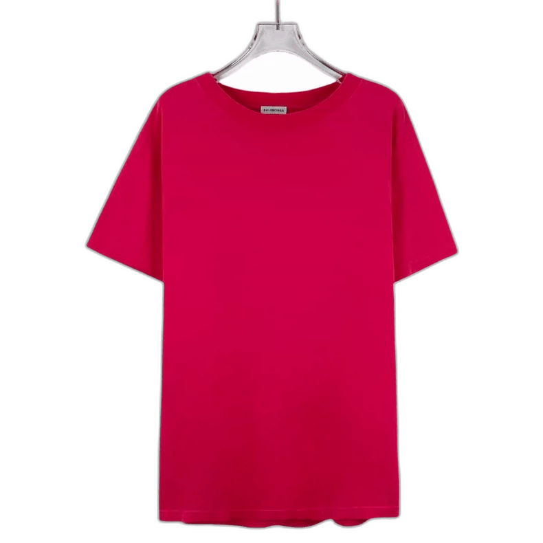 Balenciaga Balenciaga Pink Logo Round Neck Short Sleeve T-Shirt-yf Size US M / EU 48-50 / 2 - 1 Thumbnail
