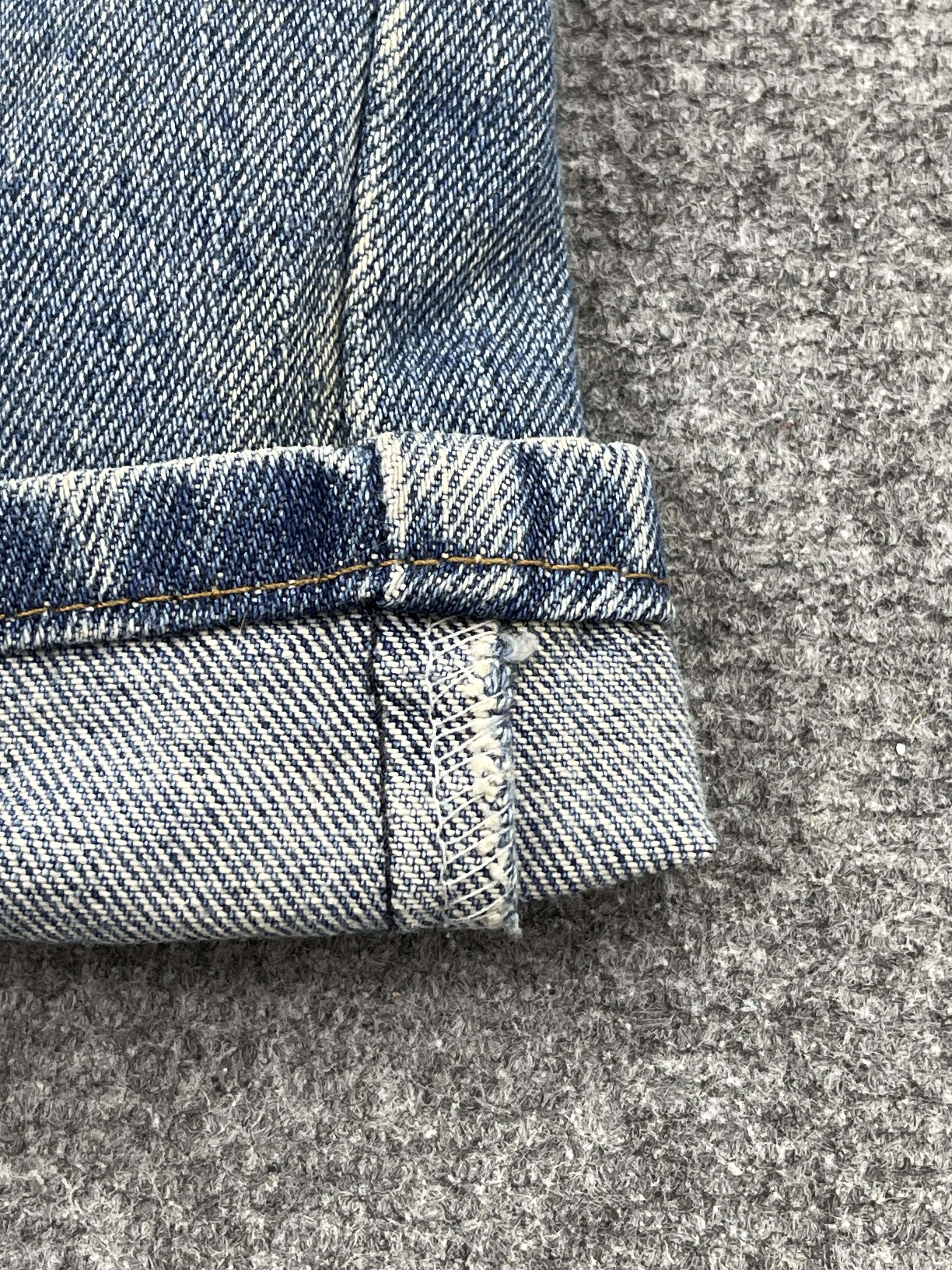 Levi's Vintage Light Washed Levis 505 Regular Fit Jeans DP2491 Size US 40 / EU 56 - 10 Thumbnail