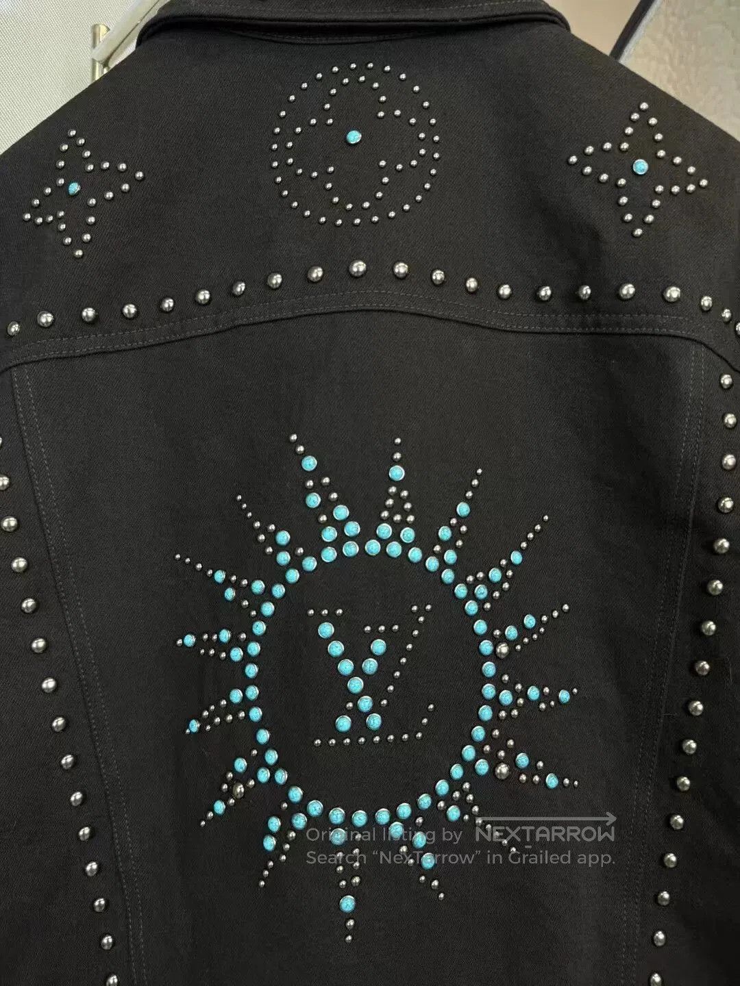 Louis Vuitton louis vuitton black studded denim jacket. Size US L / EU 52-54 / 3 - 3 Thumbnail