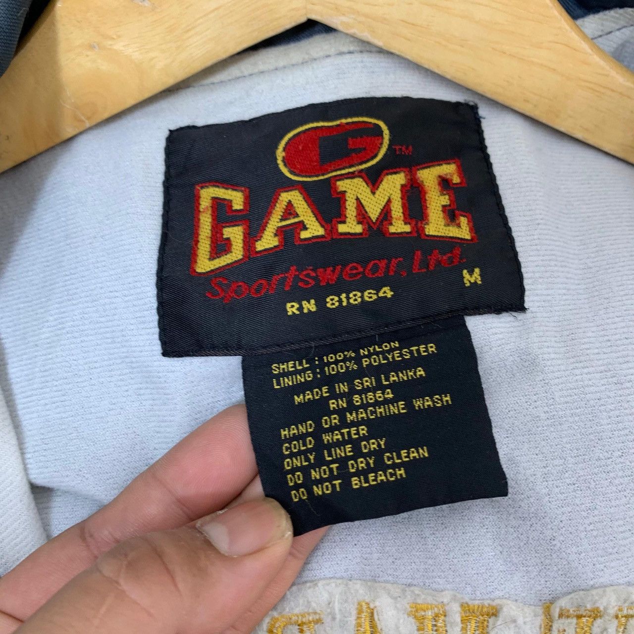 The Game Argonne Marine Park Post 107 VFW Vintage Nylon Coach Jacket Size US L / EU 52-54 / 3 - 17 Thumbnail
