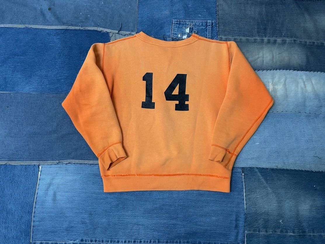 image of Russell Athletic x Vintage 70's Russell Faded Orange Sweatshirt, Men's (Size Small)