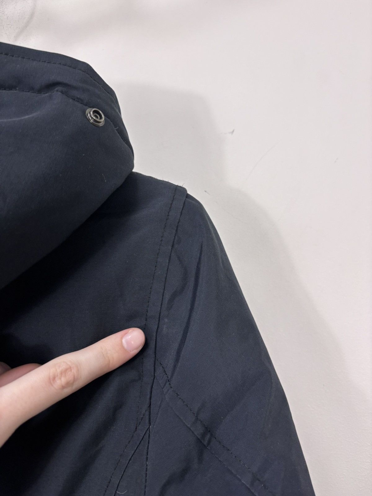 Woolrich Woolen Mills Woolrich Women’s Arctic Parka In Ramar Cloth Navy Blue Coat Size XS / US 0-2 / IT 36-38 - 25 Thumbnail