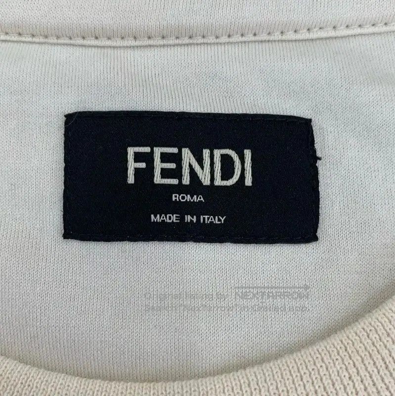 Fendi Fendi Beige Cotton Letter Print Short Sleeve T-Shirt . Size US M / EU 48-50 / 2 - 3 Thumbnail