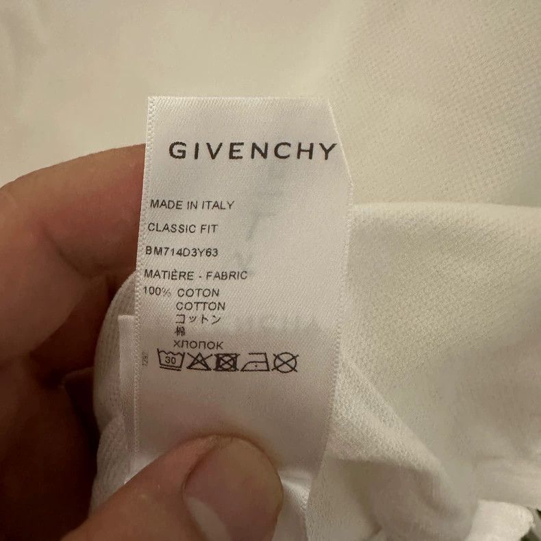 Givenchy 10088 White Zip-Up Short Sleeve Polo